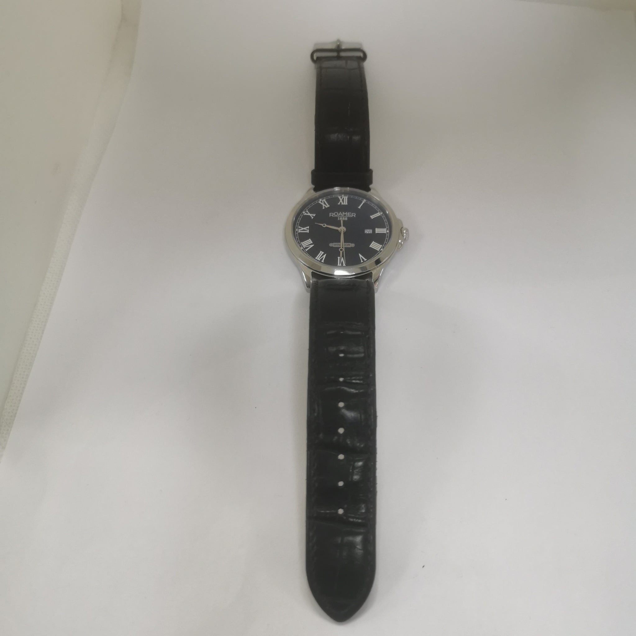 Roamer Windsor Gents Watch Model  706856 41 52 07 Genuine Leather Strap Boxed