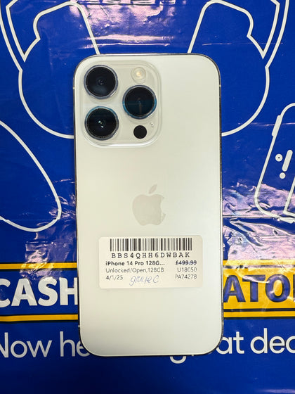 Apple iPhone 14 Pro, 128GB, Silver