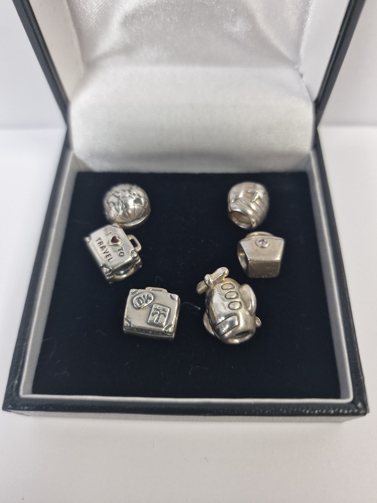 Silver TRAVEL 6 Charm bundle ALE
