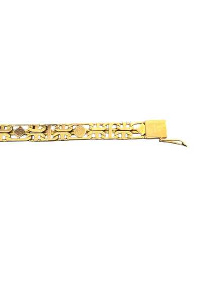 14CT FANCY STYLE BRACELET