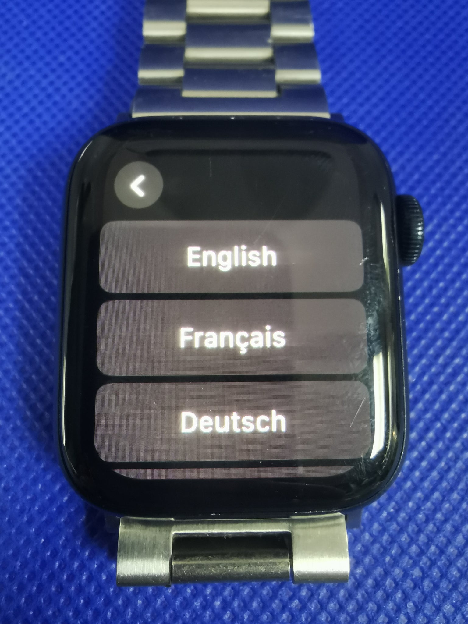 Apple Watch 2nd Gen, Midnight Aluminum, 40mm, Stainless Steel Strap Unlocked -Box Included