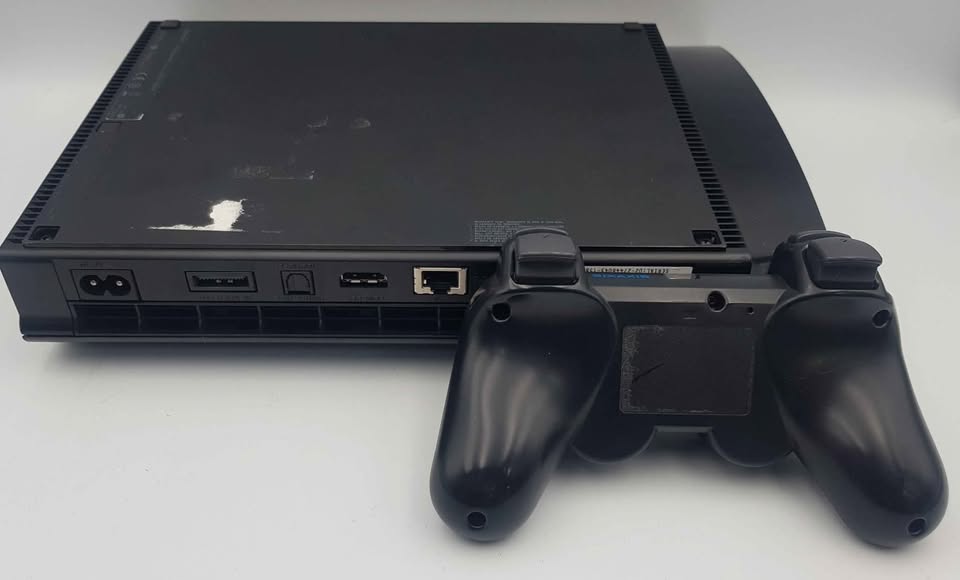 PLAYSTATION 3 slim 12GB black Unboxed with Dual Sense Controller & power Cable + HDMI cable