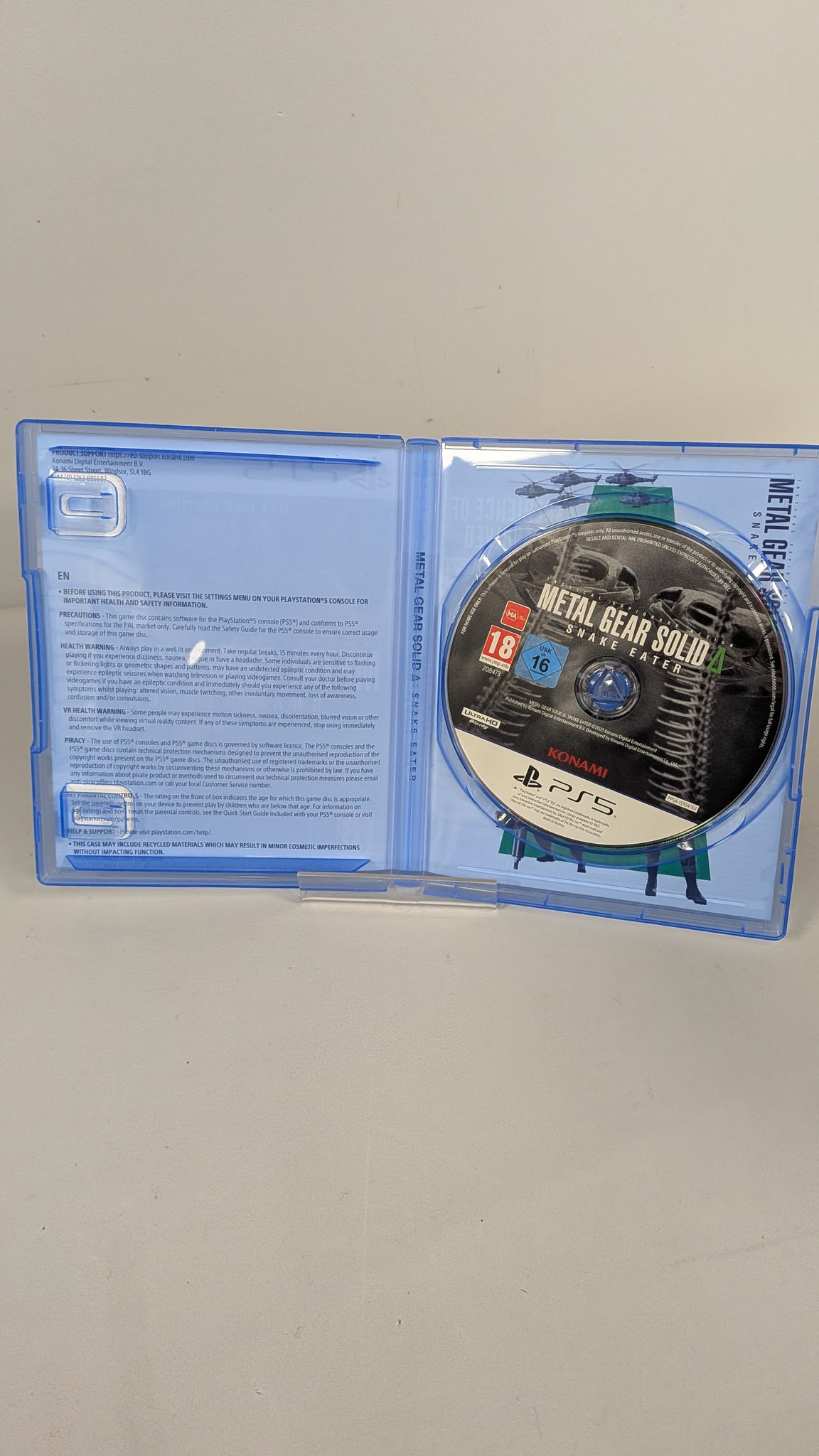 Metal Gear Solid Delta Snake Eater - PS5