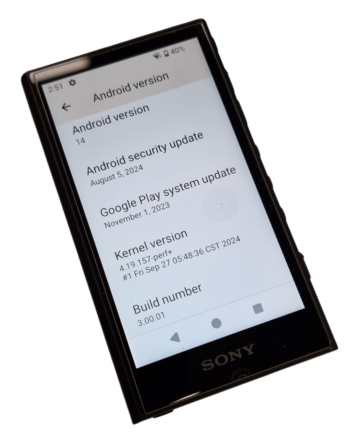 Sony NW-A306 Hi-Res Android Digital Audio Player – Black