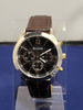 Bulova Mens Dress Brown Leather Chronograph Watch 98A142