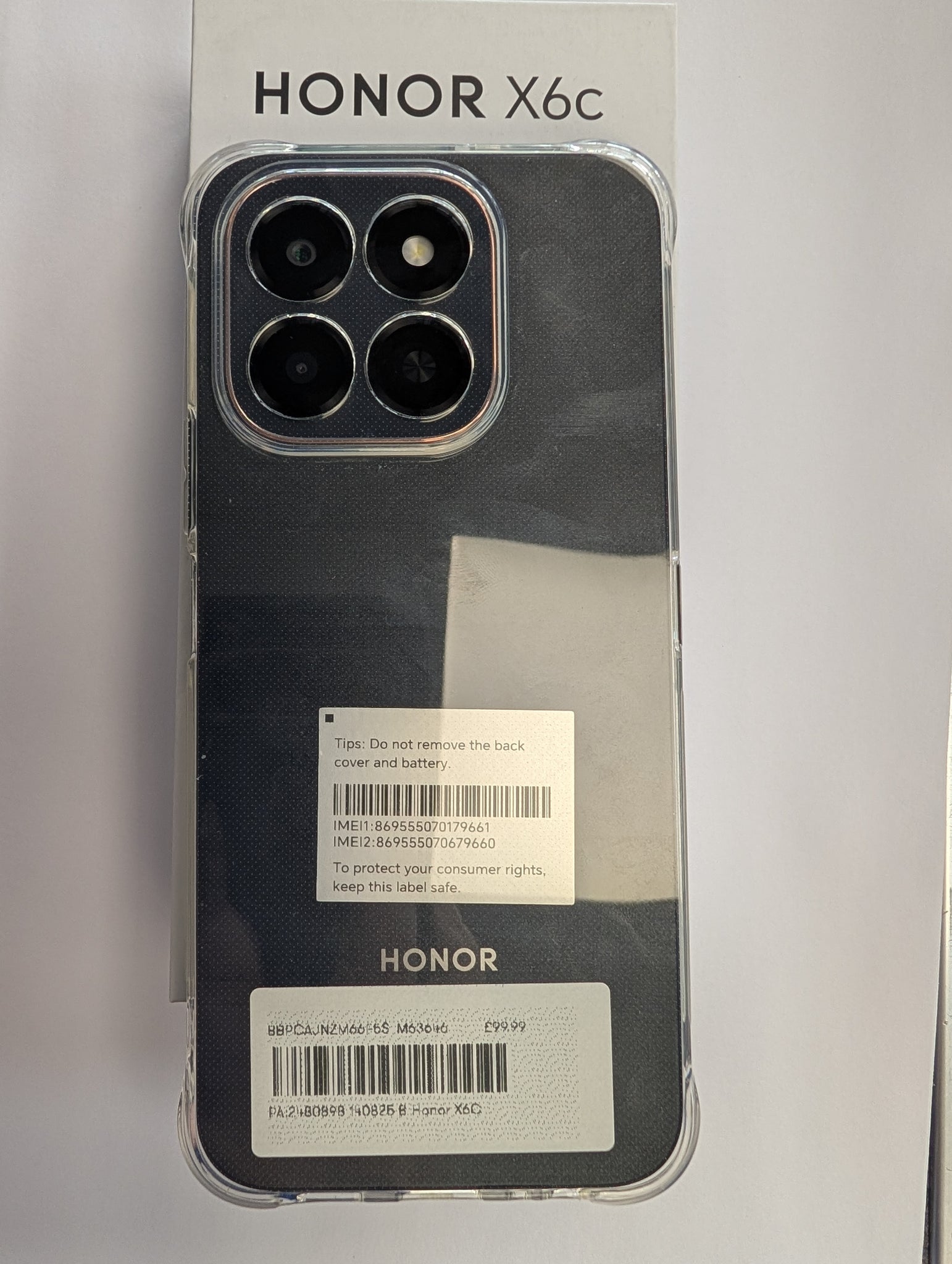 Honor X6C - Midnight Black - 128gb
