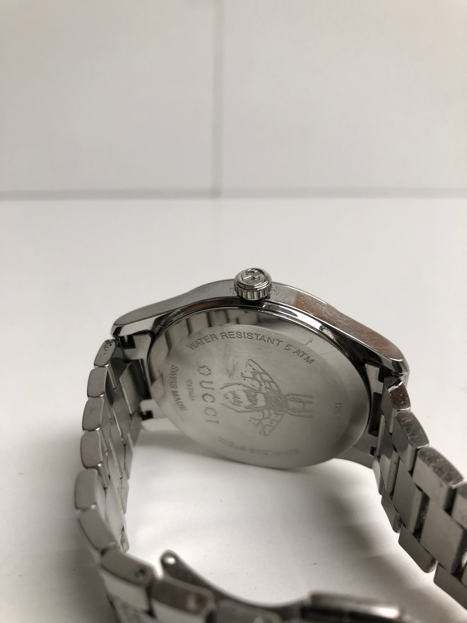 Gucci G-Timeless YA1264029A Steel Black 38mm