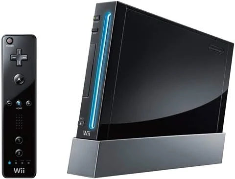 Wii Console, Black 4 Game Package