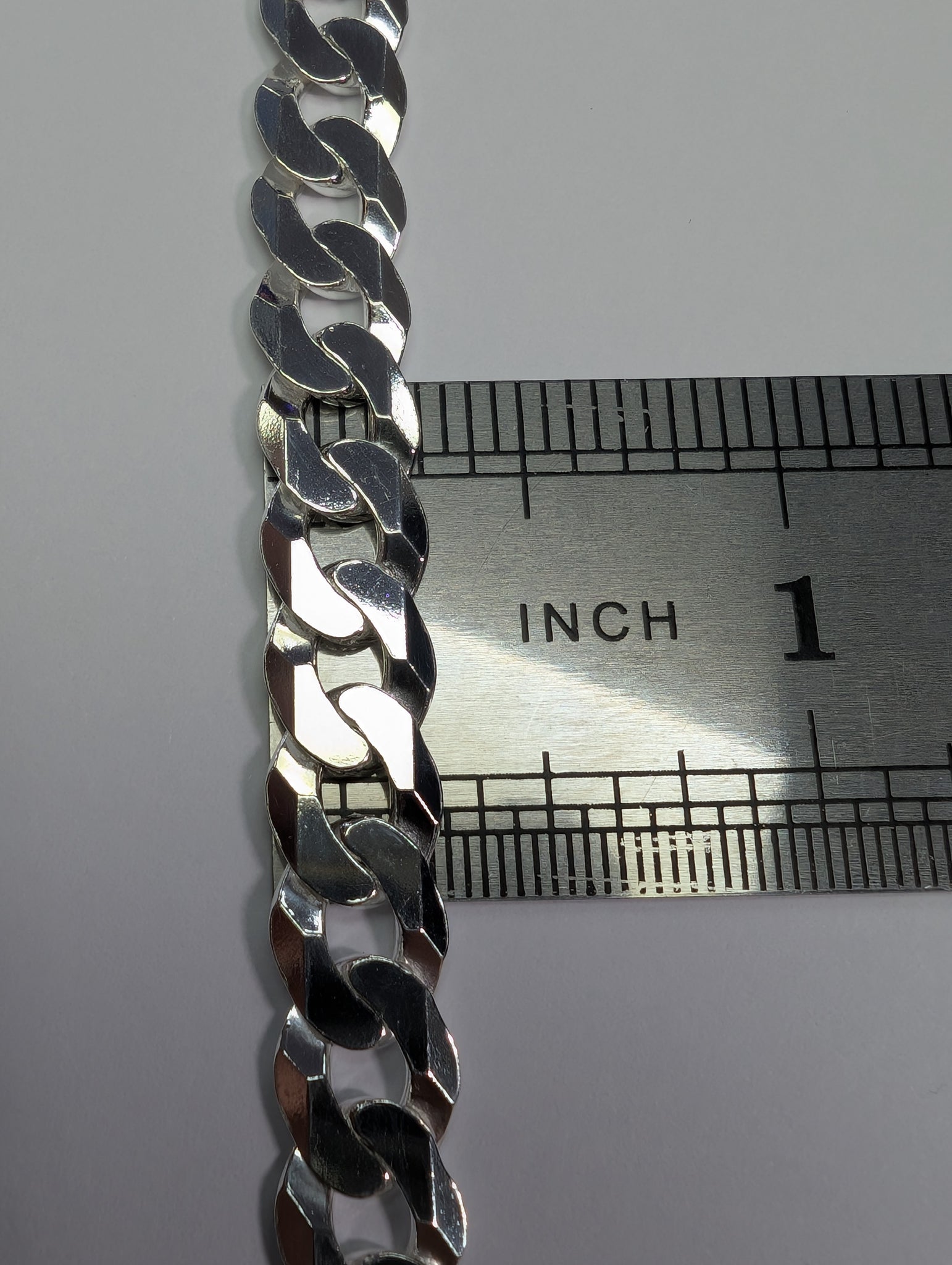Brand New Heavy 924 Silver Curb Chain