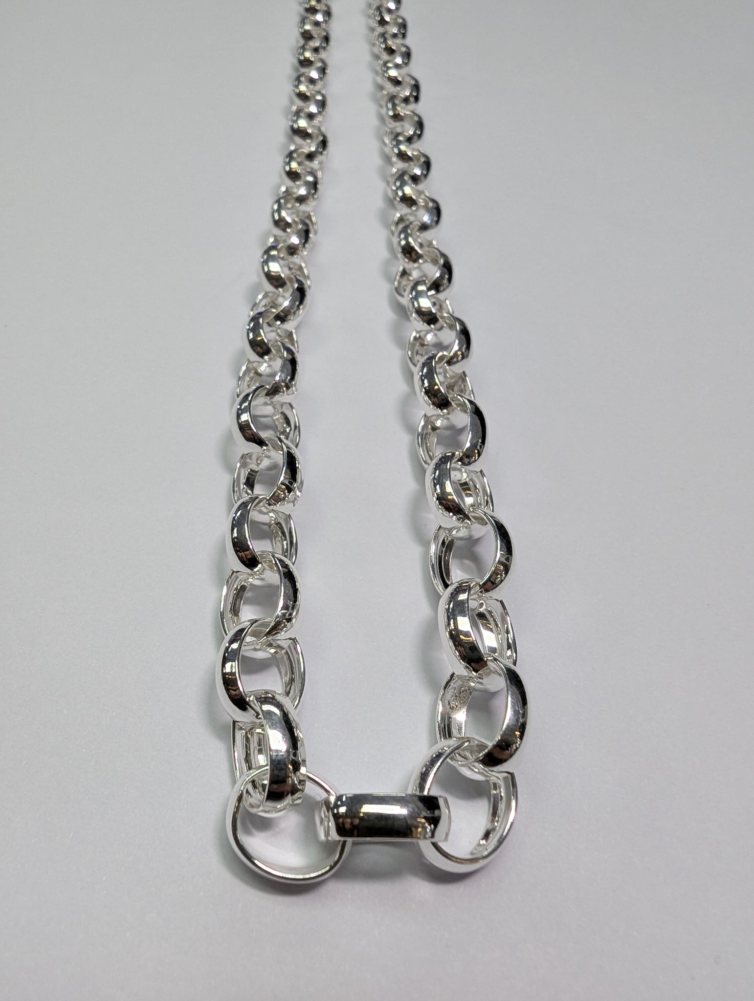 Brand New Silver 925 Large Hoop Chain