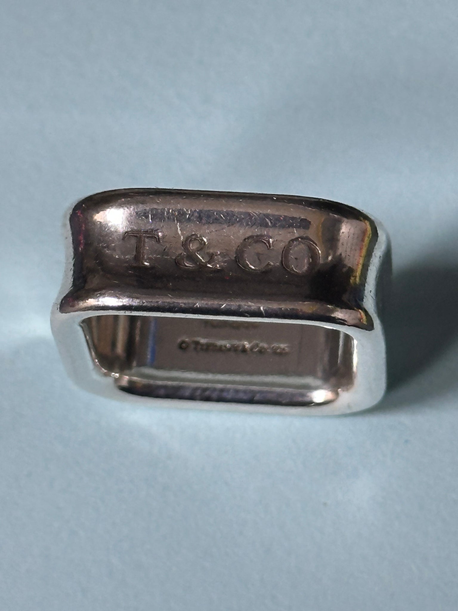 Tiffany & Co 1837 Sterling Silver Ring 925 Size K