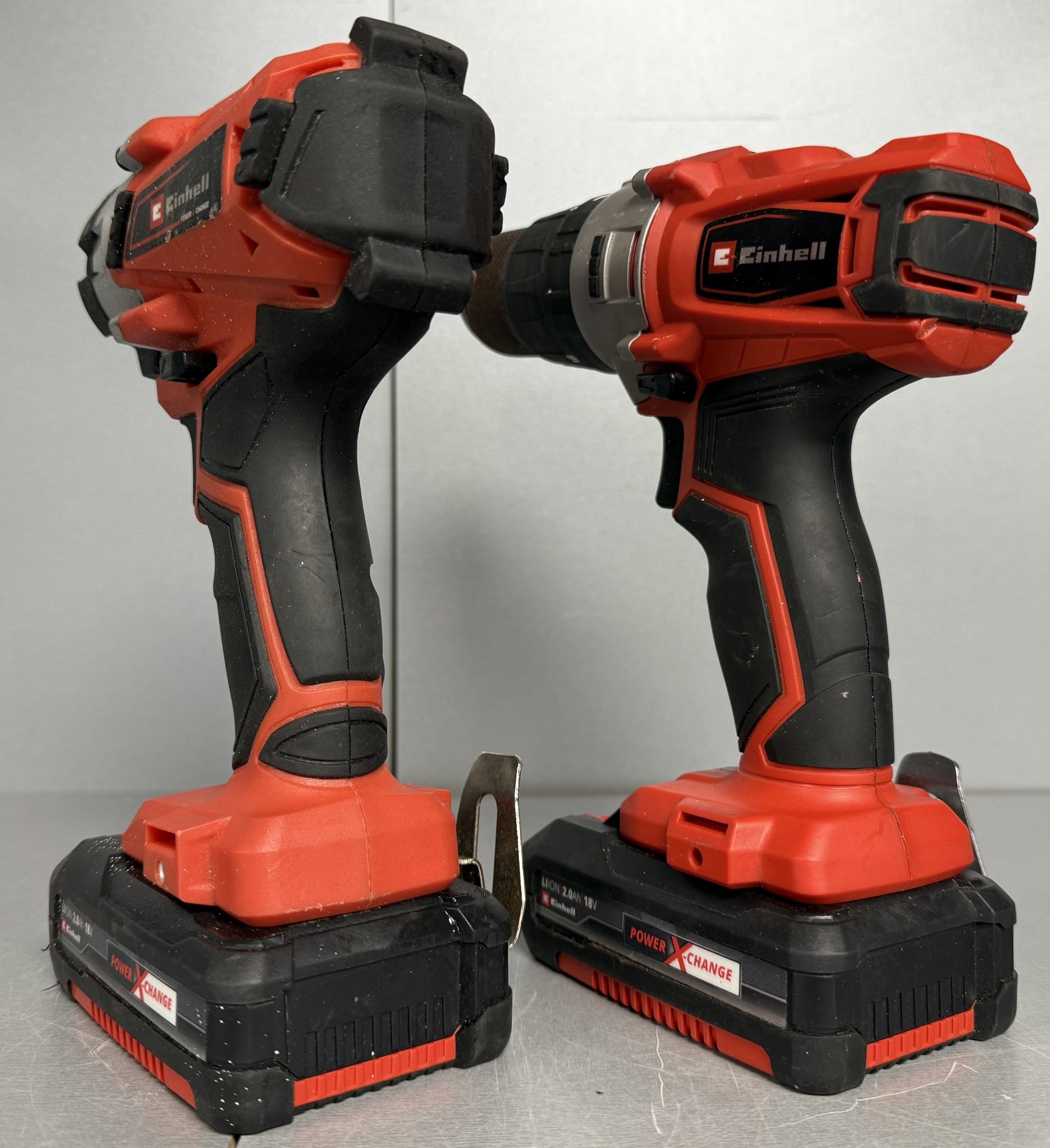 Einhell PXC 18V Cordless Combi Drill & Impact Driver Twin Pack 2 ( x 2.0Ah Batteries ) ** Unboxed **