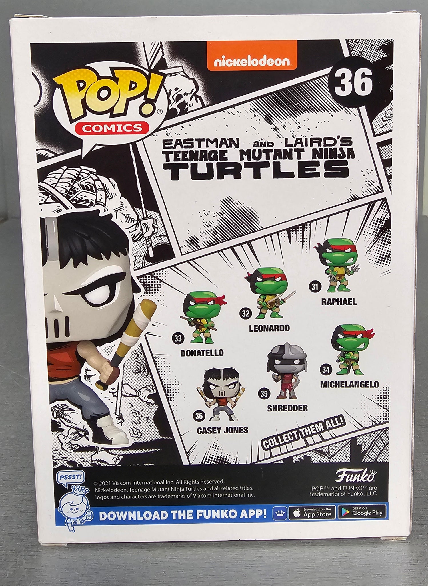Teenage Mutant Ninja Turtles: Pop! Vinyl Figure: Casey Jones 36# **Collection Only**