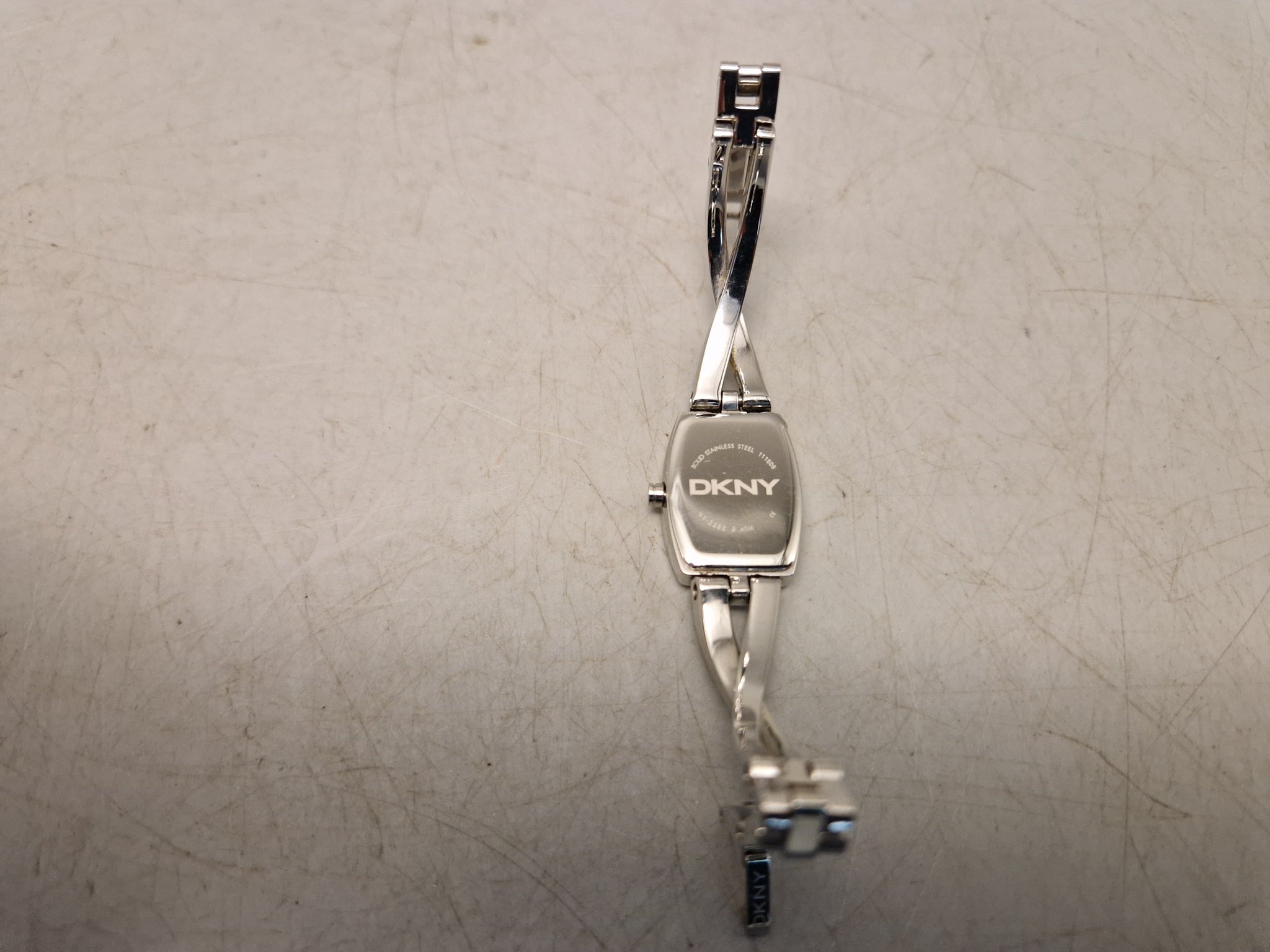 Ladies DKNY Stainless Steel Cross Over Watch