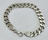 Silver curb 8” bracelet