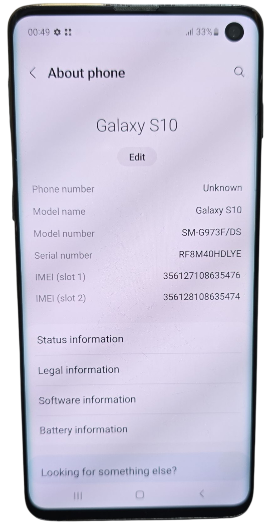 Samsung Galaxy S10