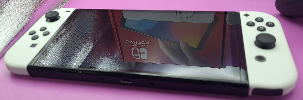 Switch Console, 64GB OLED - White Joy-Con - Boxed - Complete