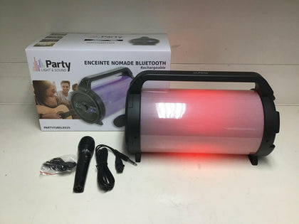 Party Light Sound Party TubeLED35 Bluetooth Soundbox with USB Micro SD Mic.
