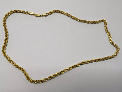 14CT GOLD ROPE CHAIN 19