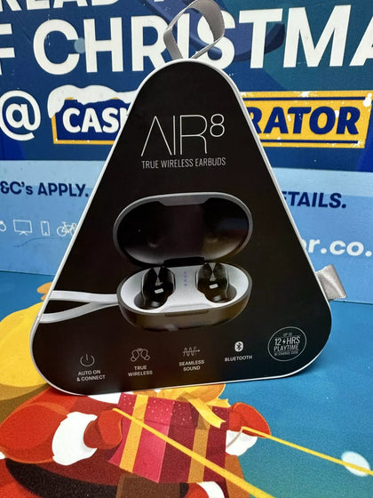 Air 8 True Wireless Earbuds - Black.