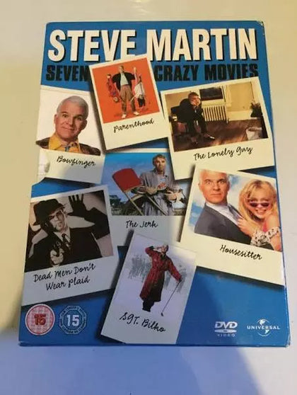 *brand new* Steve Martin Seven Crazy Movies Dvd Boxset.