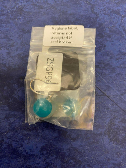 Earrings - blue.