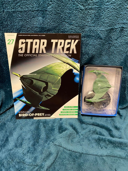 Star Trek - The Official Starships Collection - BIRD OF PREY model & magazine.