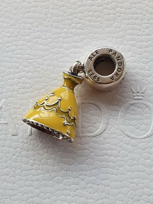 Pandora Disney Belle's Dress Charm 791576ENMX