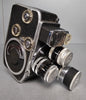 Bolex Paillard D8L 8mm Camera with 3 lenses **Untested**
