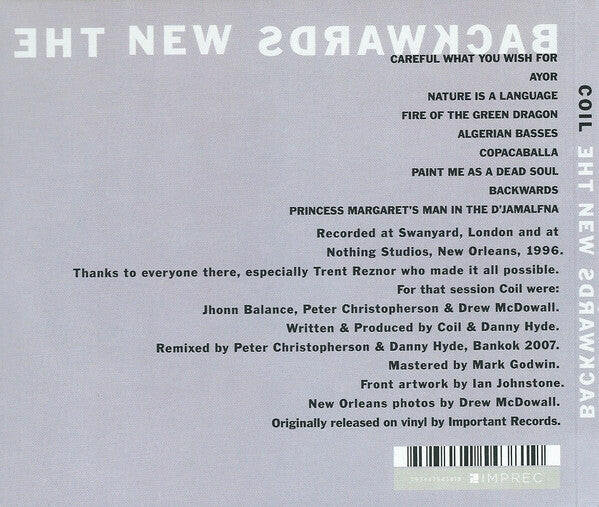 Coil – The New Backwards