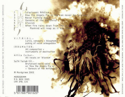 Anaal Nathrakh – When Fire Rains Down From The Sky, Mankind Will Reap As It Has Sown.