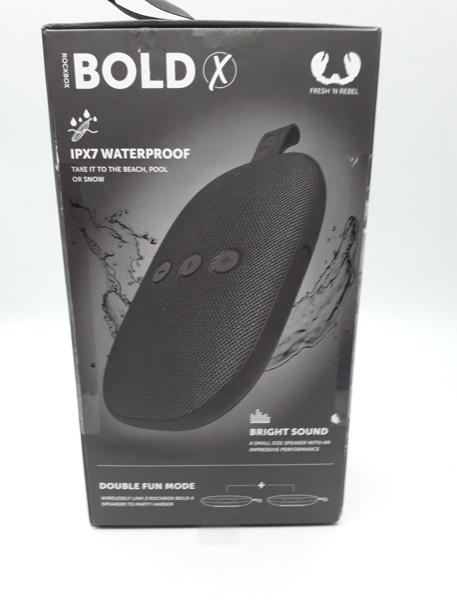 Fresh 'n Rebel Rockbox Bold x Bluetooth Speaker - Storm Grey