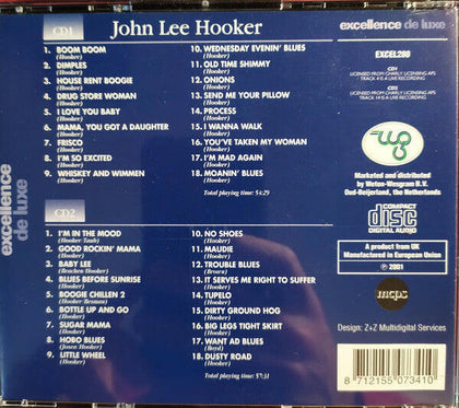 John Lee Hooker – 36 Catchy Blues Tracks.