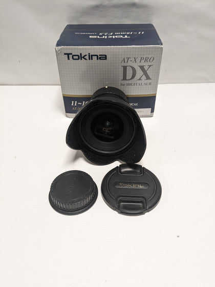 Tokina AT-X Pro DX 11-16mm F2.8 Canon Lens (Read Discription).