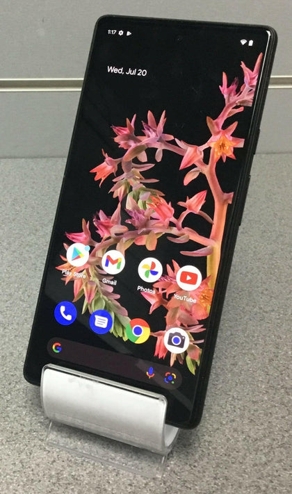 Google Pixel 6 - 128GB - Single SIM - Android 12 - Starry Black - **UNLOCKED**.