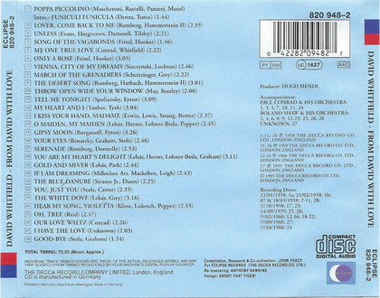 David Whitfield – From David With Love.