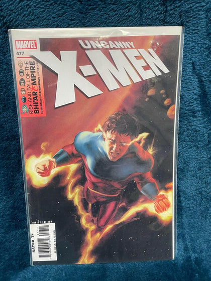 Uncanny x-men Marvel 477 comic.