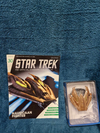 Star Trek The Official Starships Collection #30 Nausicaan Fighter.