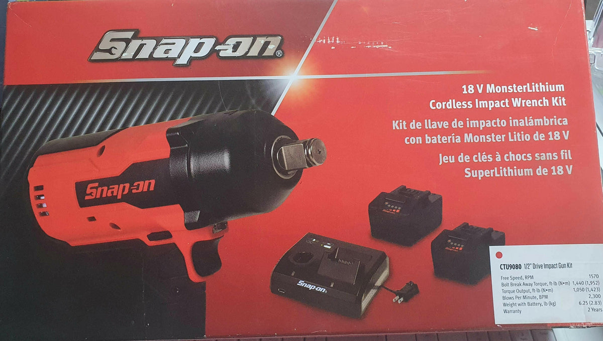 Snap on Cordless 1 2 Impact Gun 18V MonsterLithium Impact Gun