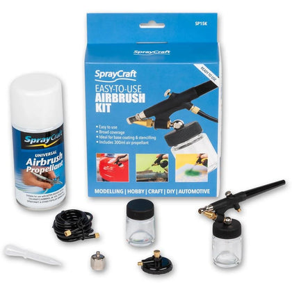 Spraycraft SP15K Easy-to-use Airbrush Kit.