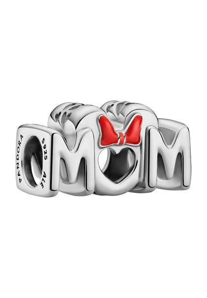 Pandora Disney Minnie Mouse Bow & Mum Charm 799363C01.