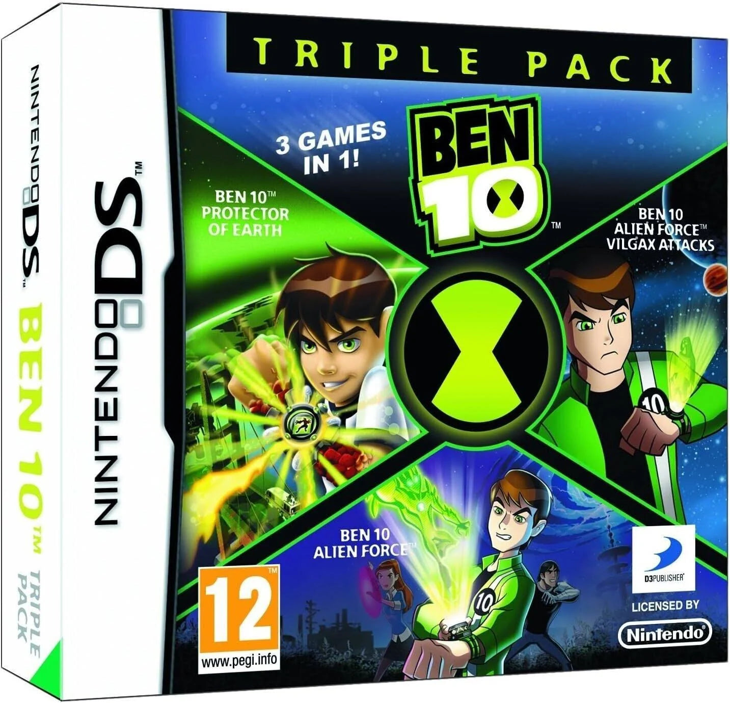 Ben 10 Triple Pack - Nintendo DS. Video Games.