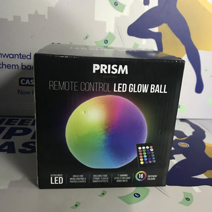 Prism Remote Control Led Glow Ball Moon Light.