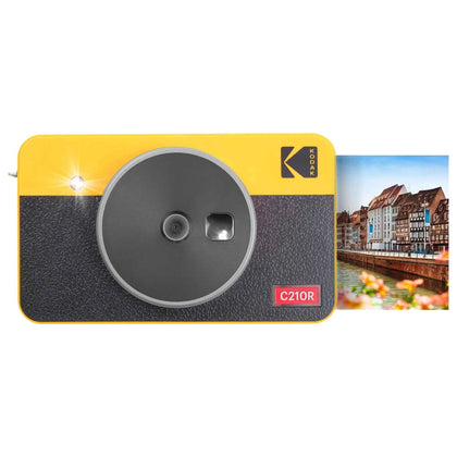 Kodak Mini Shot 2 Retro Instant Camera And Printer - Yellow.