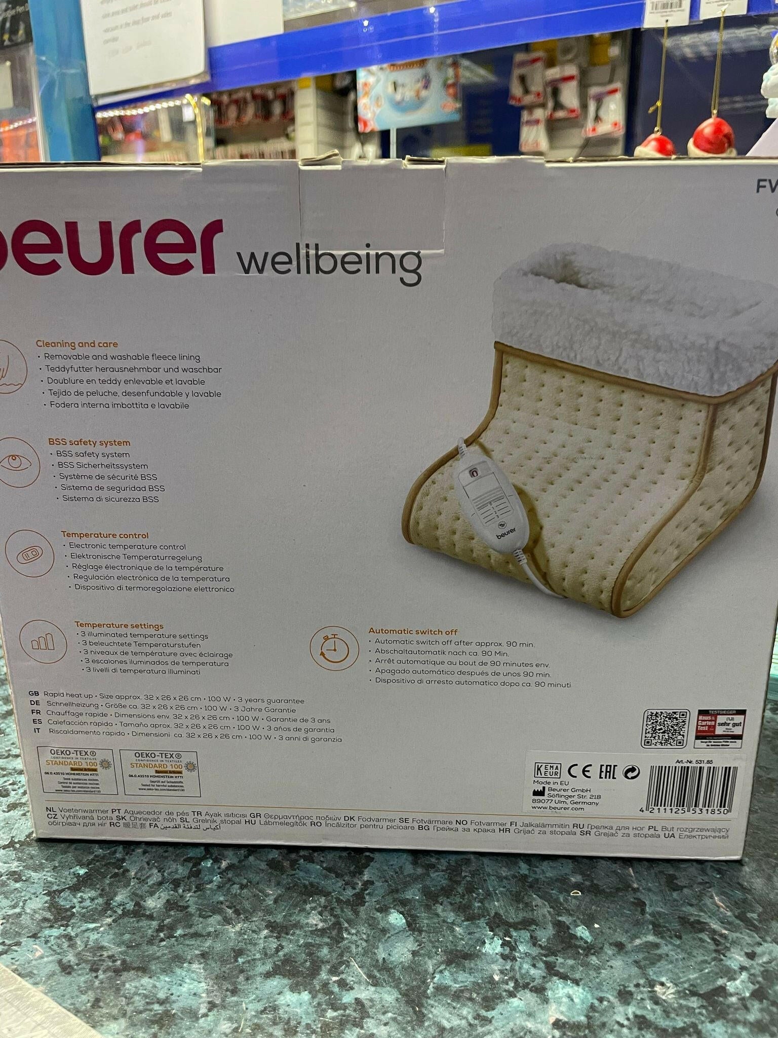 BEURER WELLBEING FOOT WARMER