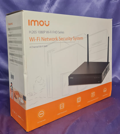 **Sale** IMOU NVR 4 CHANNELS IP 1080P 40MBPS WIFI H.265+ 1HDD AUDIO.