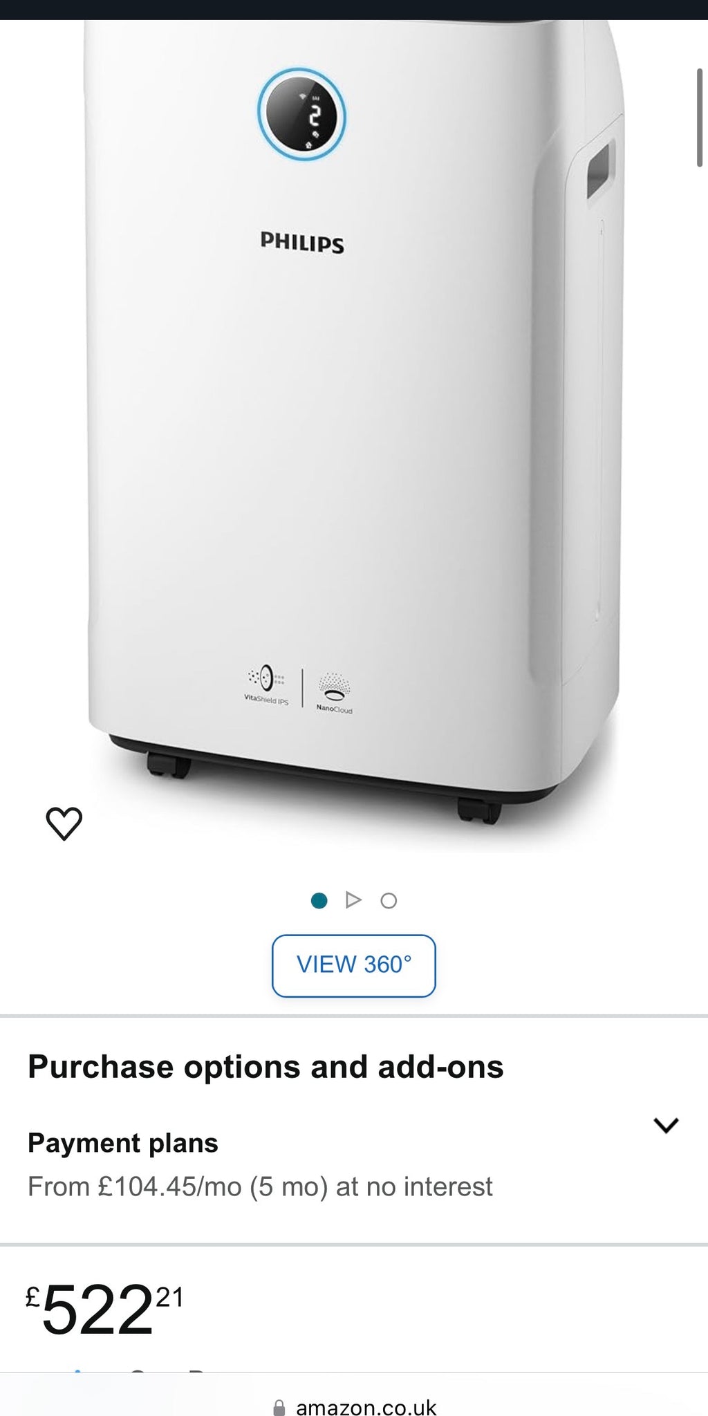 Philips Series 3000i Combi 2-in-1 Air Purifier