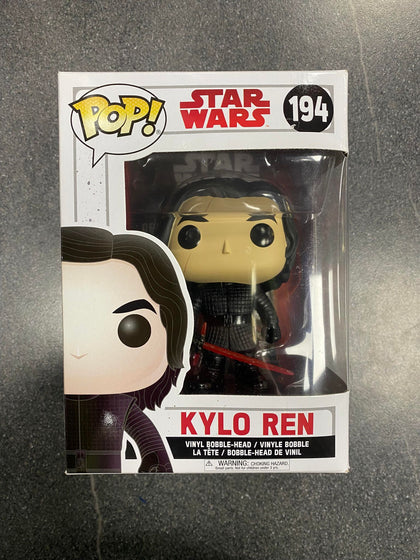 Kylo Ren Star Wars Pop Vinyl No. 194.