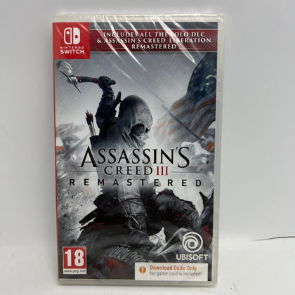 Assassins Creed 3 Remastered Switch SEALED.