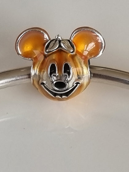 Pandora Disney Mickey Mouse Pumpkin Charm 799599C01.